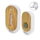 Draadloze deurbel voor stopcontact BELL 230V + 1x23A bruin