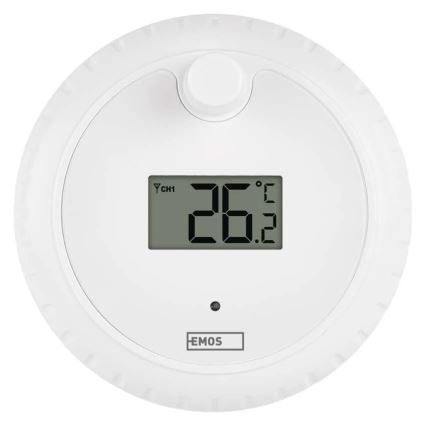 Draadloze drijvende zwembadthermometer 2x AA