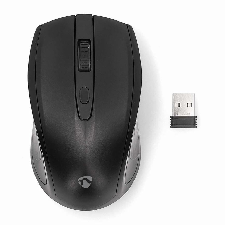 Draadloze muis 800/1200/1600 DPI 2xAAA zwart