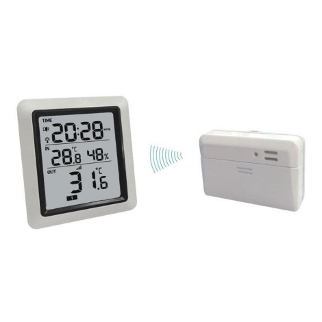 Draadloze Thermometer met Hygrometer 2xAA