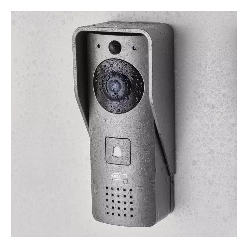 Draadloze video deurbel met bewegingssensor GoSmart 12V 3xAA IP44 Wi-Fi Tuya