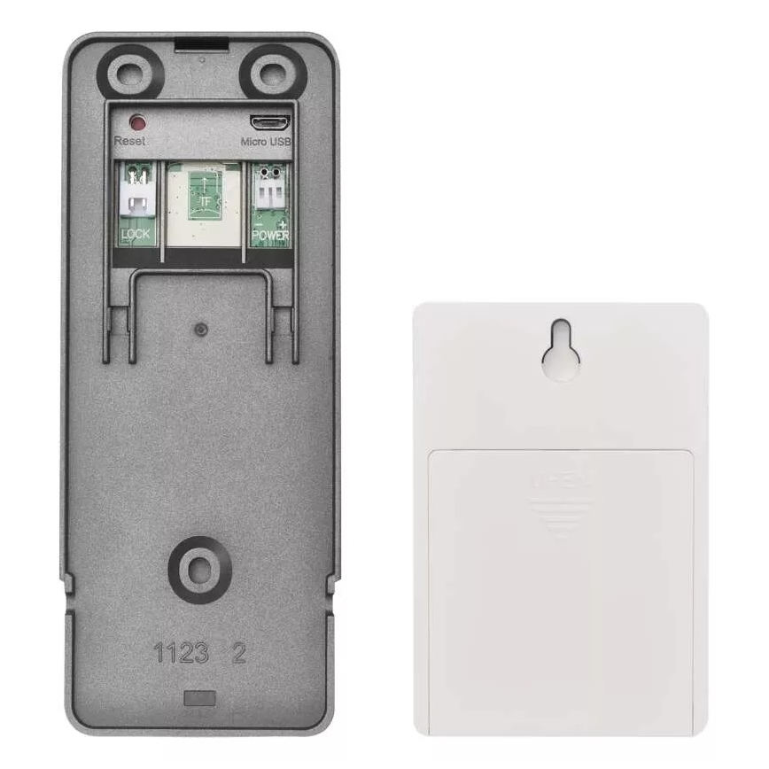 Draadloze video deurbel met bewegingssensor GoSmart 12V 3xAA IP44 Wi-Fi Tuya