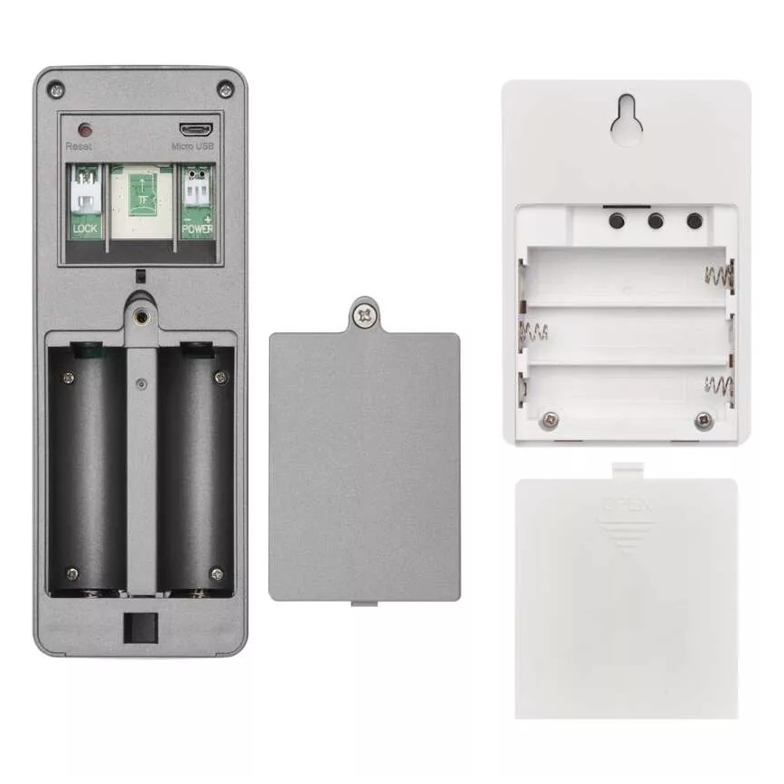 Draadloze video deurbel met bewegingssensor GoSmart 12V 3xAA IP44 Wi-Fi Tuya