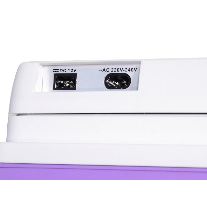 Draagbare autokoelbox 23 l 55W/12V/230V paars/wit