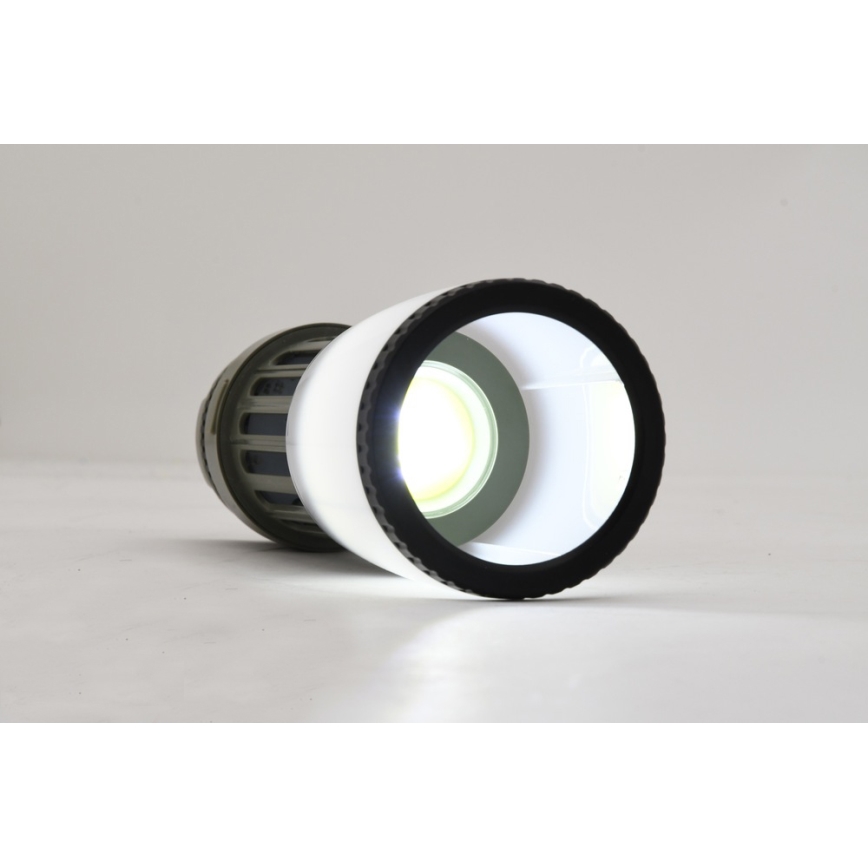 Draagbare Oplaadbare LED Lamp met Insectenval LED/2W/1800mAh/3xAAA IPX4 groen