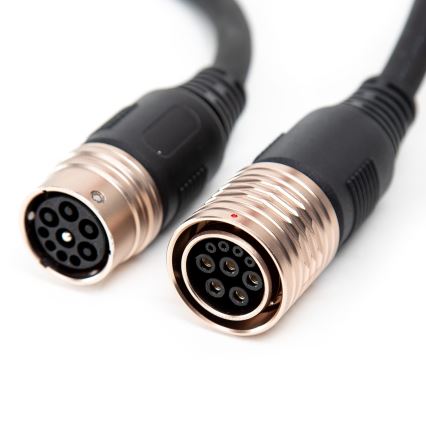 Draagbare oplader voor elektrische auto's met 4 adapters Type 2 32A/480V 22kW 5m IP67