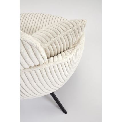 Draaifauteuil FORTE crème