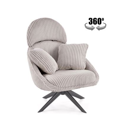 Draaifauteuil FORTE grijs