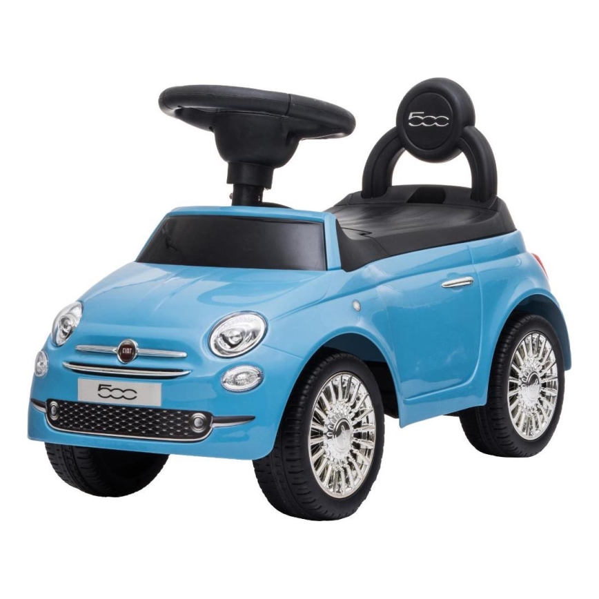Draisienne voiture Fiat 500 2xAA bleu