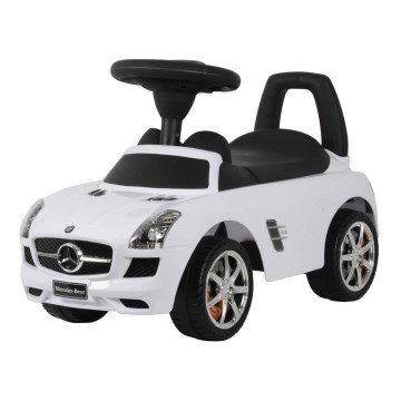 Draisienne voiture Mercedes 2xAA blanc/noir
