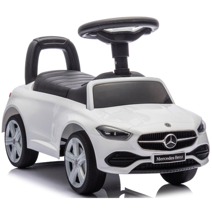 Draisienne voiture Mercedes Classe C 2xAA blanc