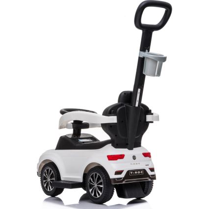 Draisienne voiture Volkswagen 3en1 2xAA blanc/noir