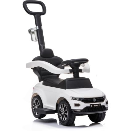 Draisienne voiture Volkswagen 3en1 2xAA blanc/noir