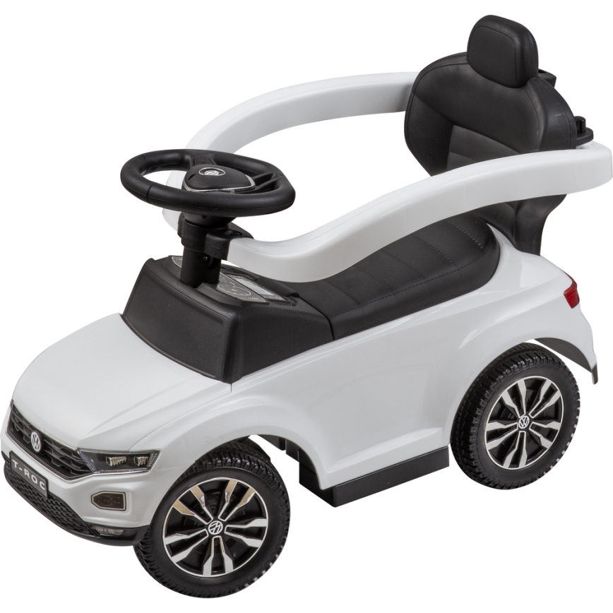 Draisienne voiture Volkswagen 3en1 2xAA blanc/noir