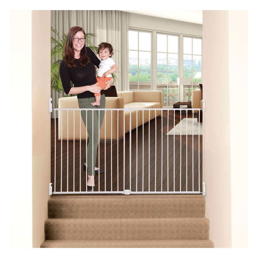 Dreambaby - Barrière de sécurité BROADWAY 76-134,5 cm blanche