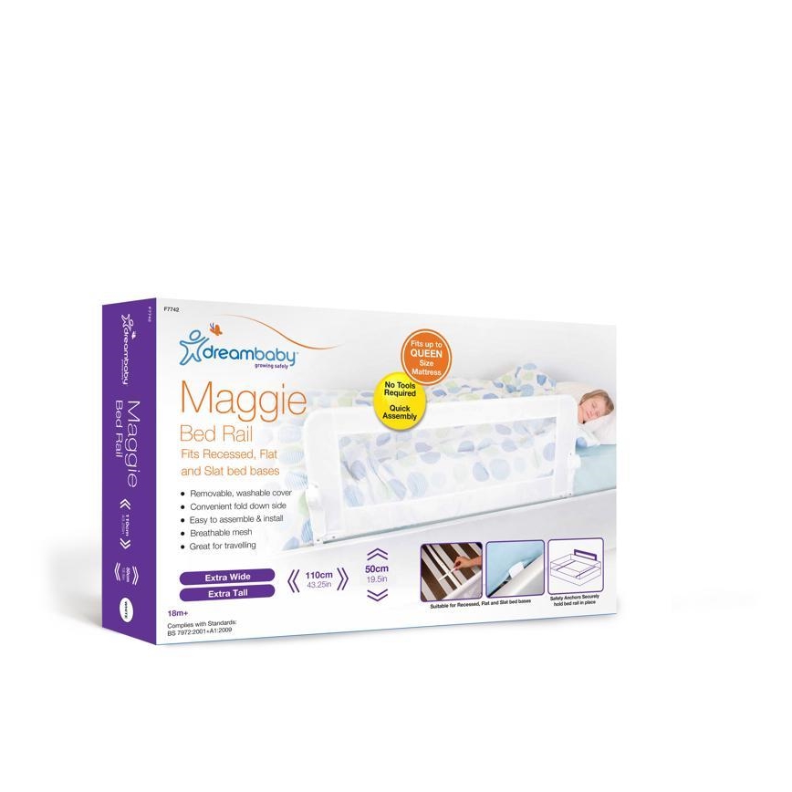 Dreambaby - Bed veiligheidsscherm MAGGIE 110x50 cm
