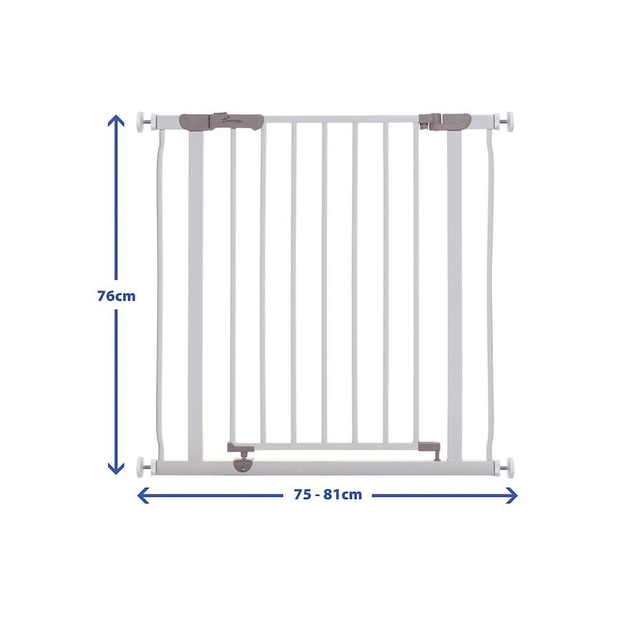 Dreambaby - Veiligheid barrière AVA 75-81 cm wit