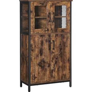 Dressoir FIRA bruin/zwart