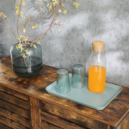 Dressoir met schuifdeuren FIRA bruin/zwart