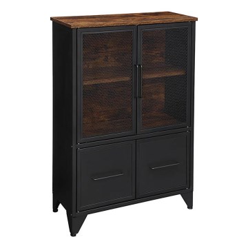 Dressoir FIRA zwart/bruin