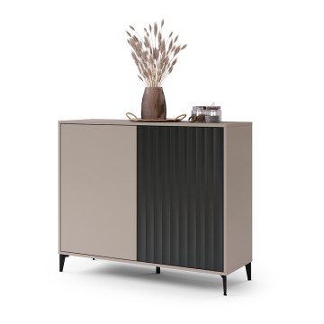 Dressoir RONJA taupe/zwart
