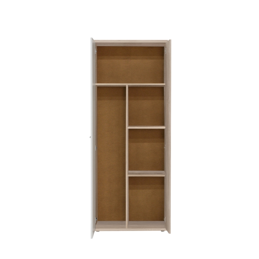 Dressoir/Schoenenkast SIMO sonoma eik/wit