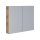 Dřevojas - Armoire miroir pour salle de bains NEXI 80x68 cm chêne