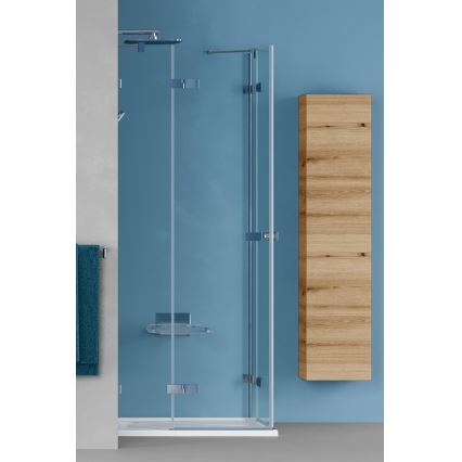 Dřevojas - Hangende badkamerkast ZYLO 35x155 cm eiken