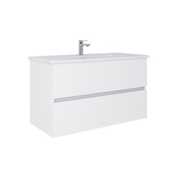 Dřevojas - Meuble de salle de bains avec lavabo BANO 100x47 cm blanc