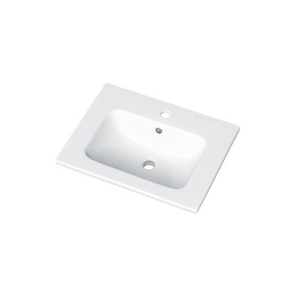 Dřevojas - Meuble de salle de bains avec lavabo BANO 60x47 cm blanc