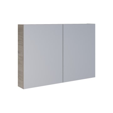 Dřevojas - Spiegelkast voor de badkamer NEXI 100x68 cm donker eiken