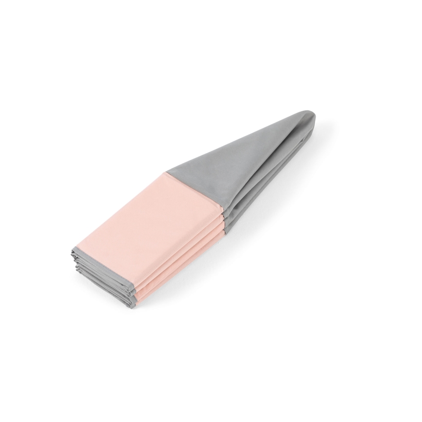 Kinderdroogzwembad met ballen pr. 80 cm roze/grijs