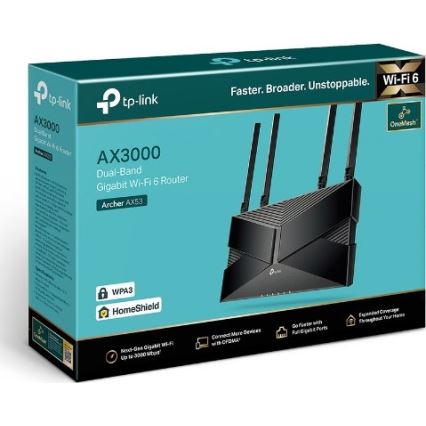 Dual-band gigabit Wi‑Fi 6-router