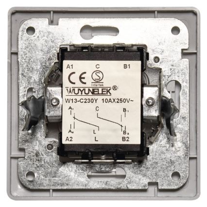 Dubbele wisselschakelaar 250V/10A