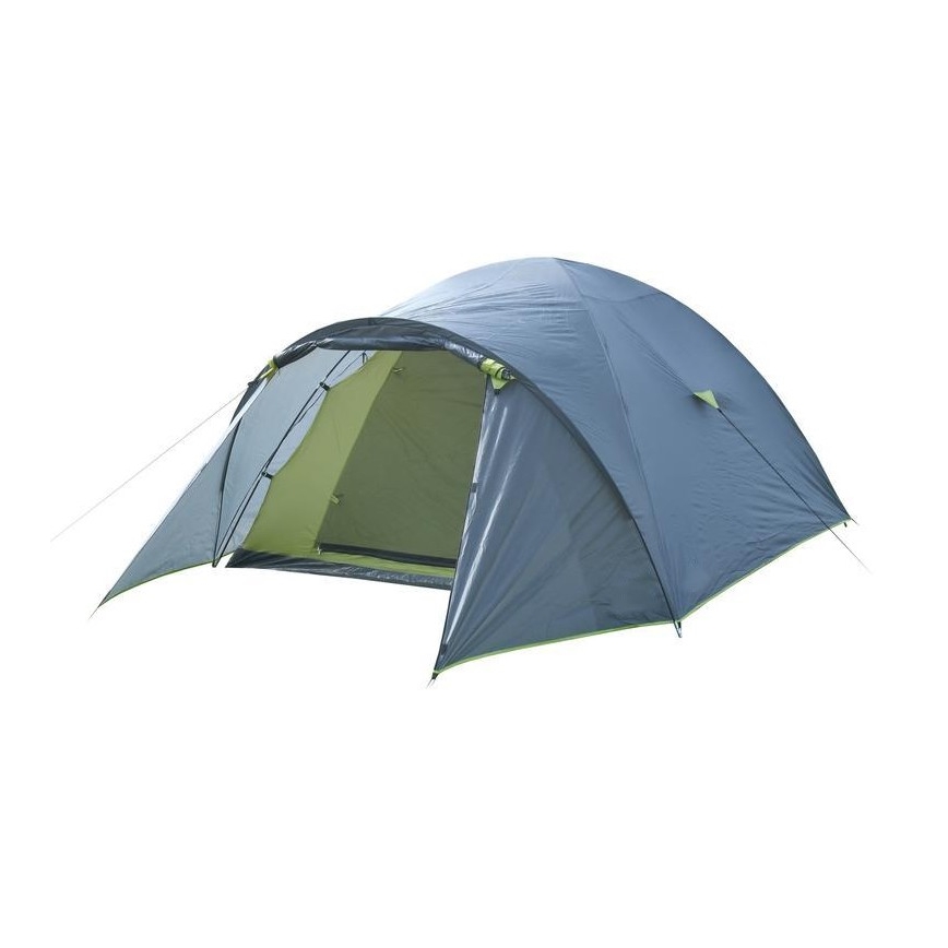 Dubbelwandige tent voor 4 personen PU 3000 mm grijs