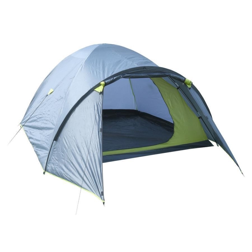Dubbelwandige tent voor 4 personen PU 3000 mm grijs