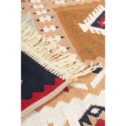 Dubbelzijdig oosters vloerkleed KILIM GOLD 60x120 cm – veelkleurig