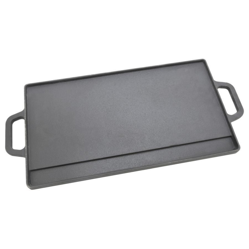 Dubbelzijdige grillplaat 50x23 cm