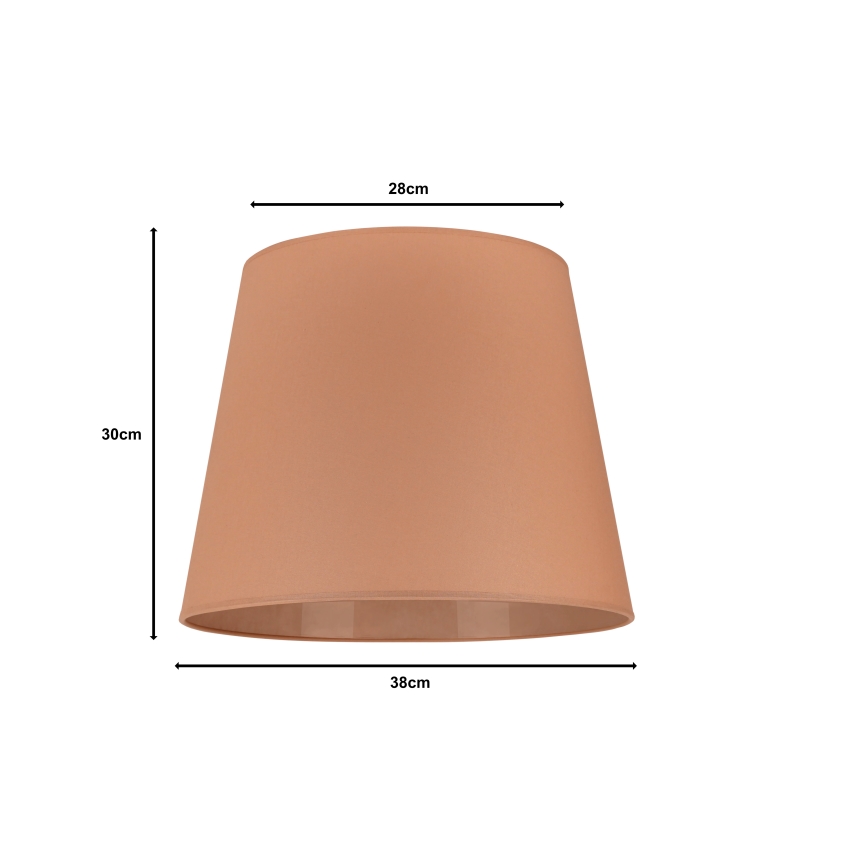 Duolla - Abat-jour pour lampadaire CLASSIC L E27 d. 38 cm marron