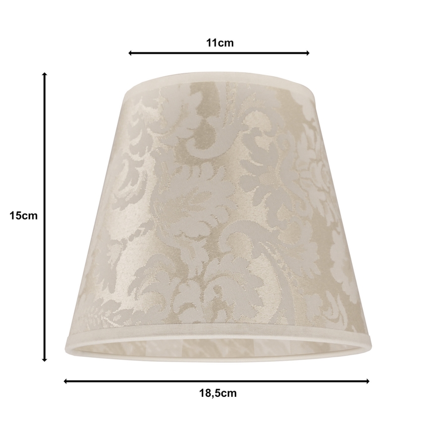 Duolla - Abat-jour pour lampe de table SOFIA XS E14 d. 18,5 cm beige