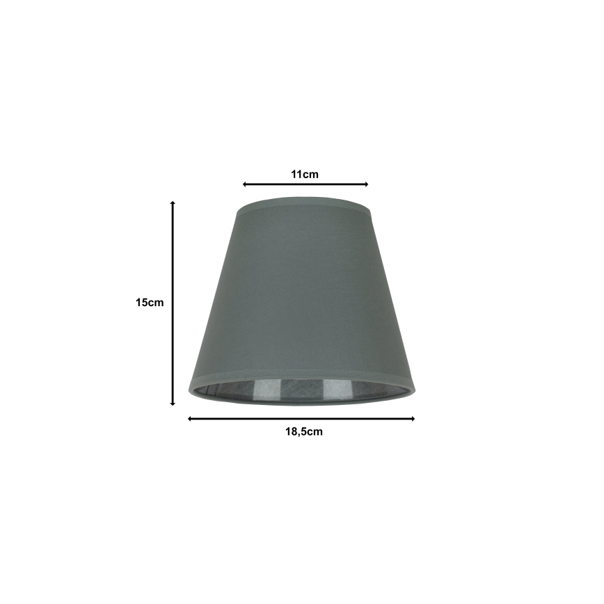 Duolla - Abat-jour pour lampe de table SOFIA XS E14 d. 18,5 cm gris
