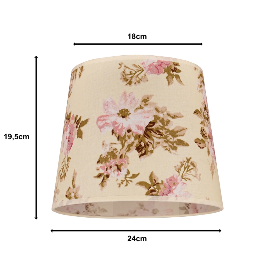 Duolla - Abat-jour pour lampe de table SOFIA XS E14 d. 18,5 cm rose