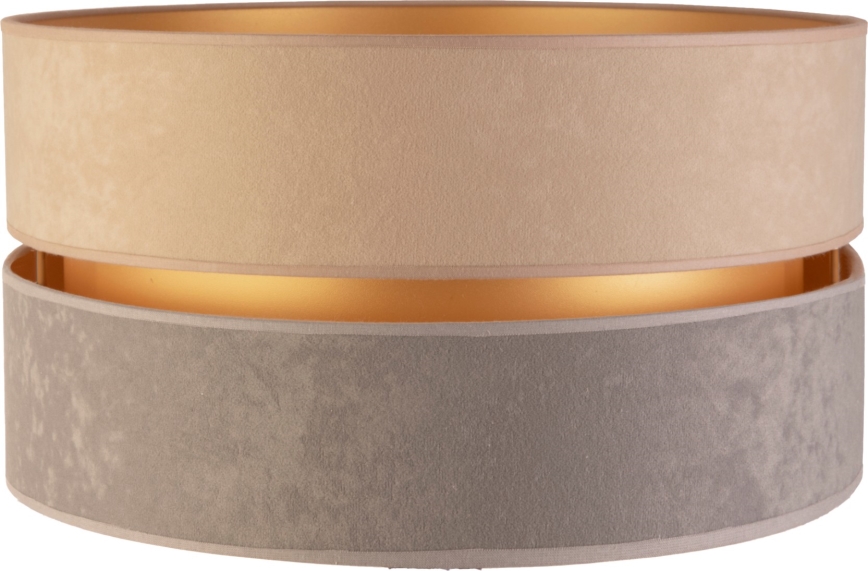 Duolla - Abat-jour universel DUO E27 d. 40 cm beige/gris/doré
