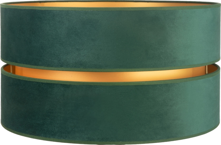 Duolla - Abat-jour universel DUO E27 d. 40 cm vert/doré