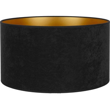 Duolla - Abat-jour universel VELVET E27 d. 35 cm noir/doré