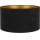 Duolla - Abat-jour universel VELVET E27 d. 35 cm noir/doré