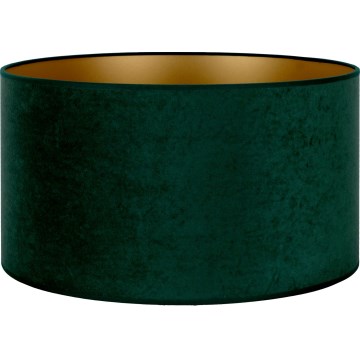 Duolla - Abat-jour universel VELVET E27 d. 35 cm vert/doré