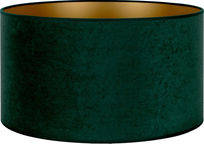 Duolla - Abat-jour universel VELVET E27 d. 35 cm vert/doré