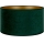 Duolla - Abat-jour universel VELVET E27 d. 35 cm vert/doré