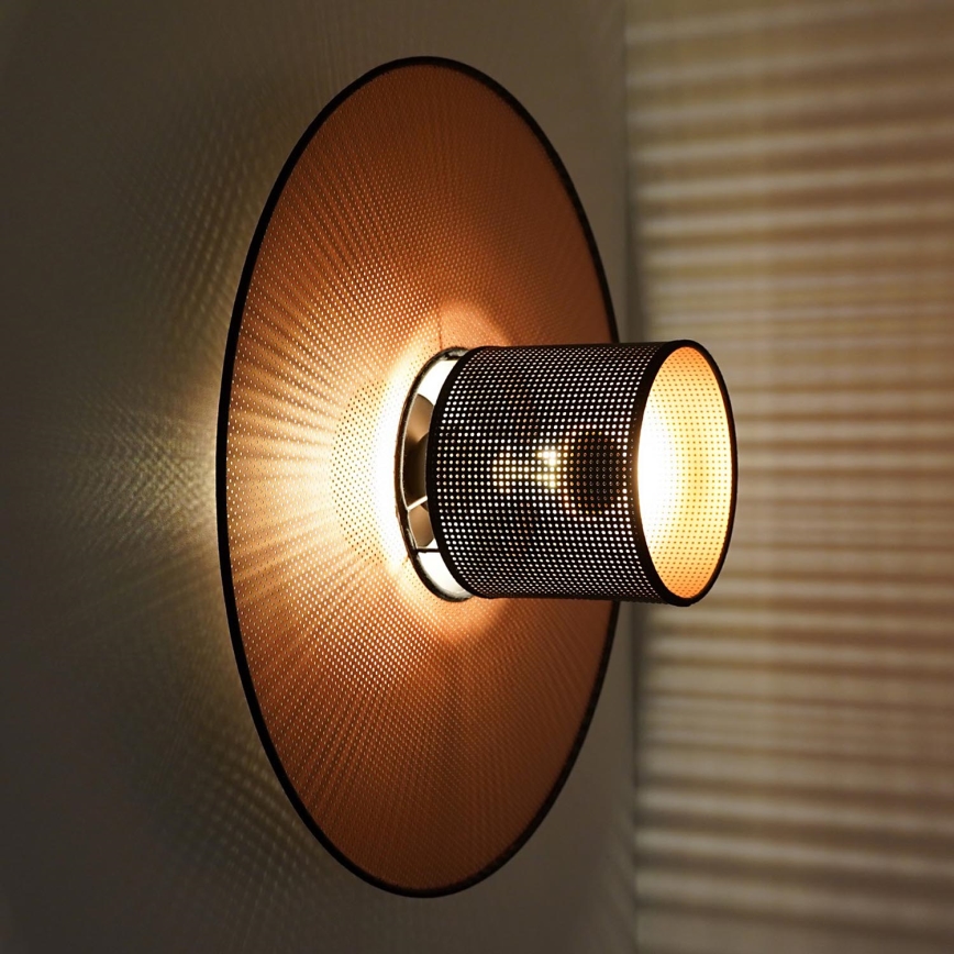Duolla - Applique murale TOKYO SHINY 1xE27/15W/230V d. 50 cm cuivre/noir